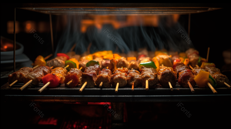 烧烤名称淄博烧烤肉串美味美食,高清,摄影图,摄影图片,图片大全,摄影图免费下载